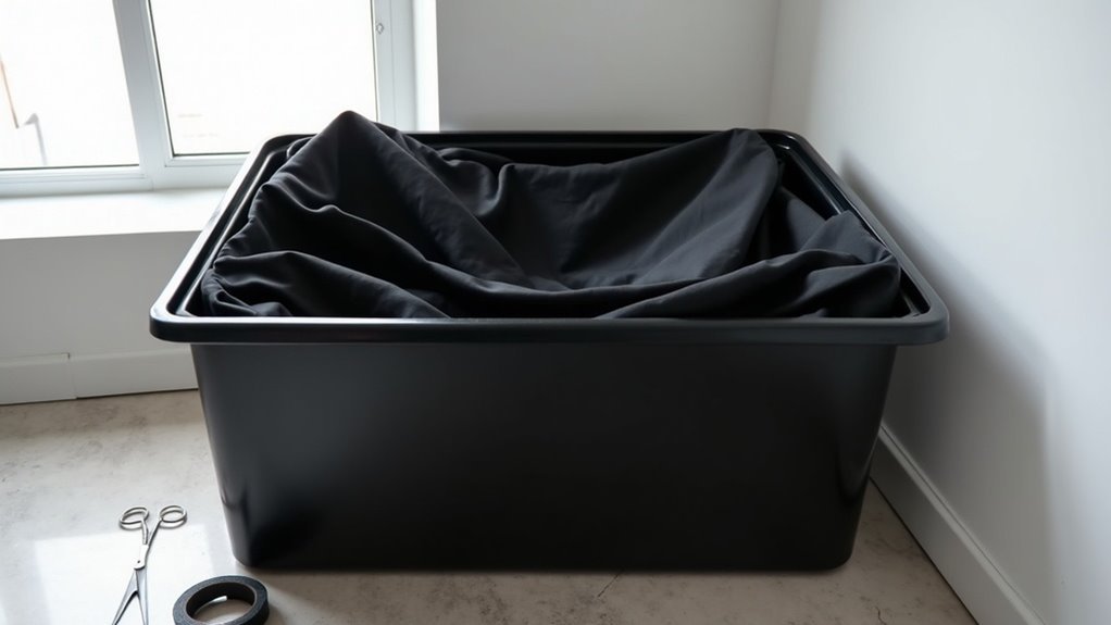 building a blackout container