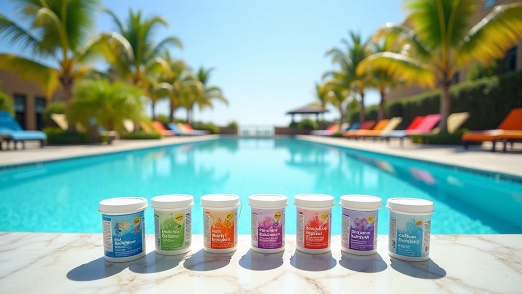 calcium hypochlorite pool shocks