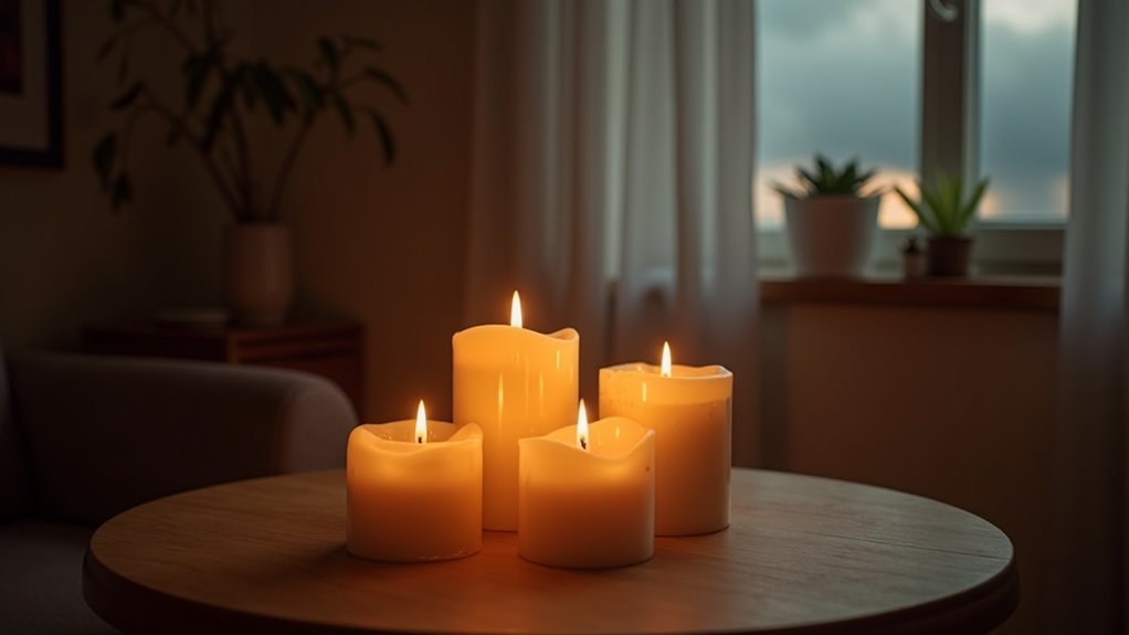 candle safety during earthquakes