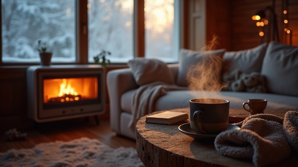 cozy winter forced air heaters