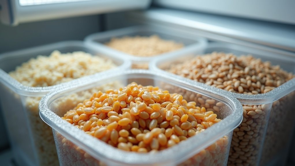 freezing prolongs grain freshness