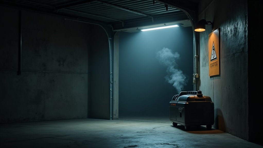 generators not safe indoors