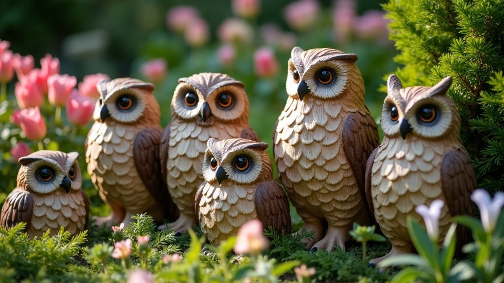owl decoys for garden protection