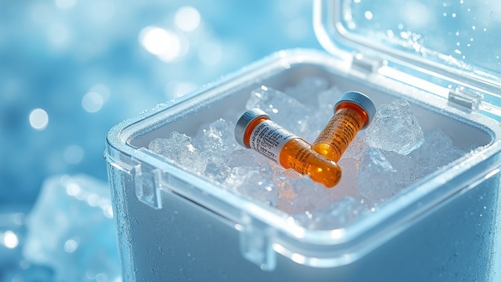 refrigerated medications on ice